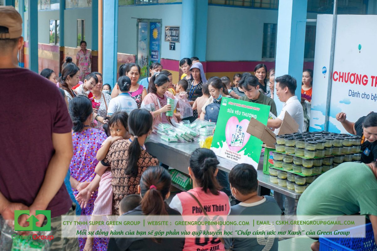 chuong trinh thien nguyen cua green group