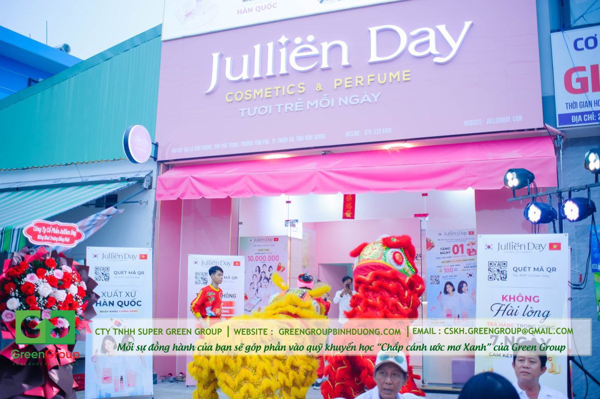 khai trương julli day bình dương