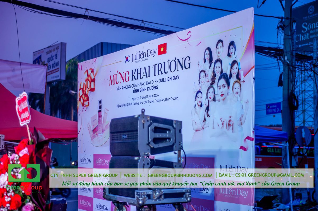 tổ chức tiệc khai trương tại thuận an bình dương