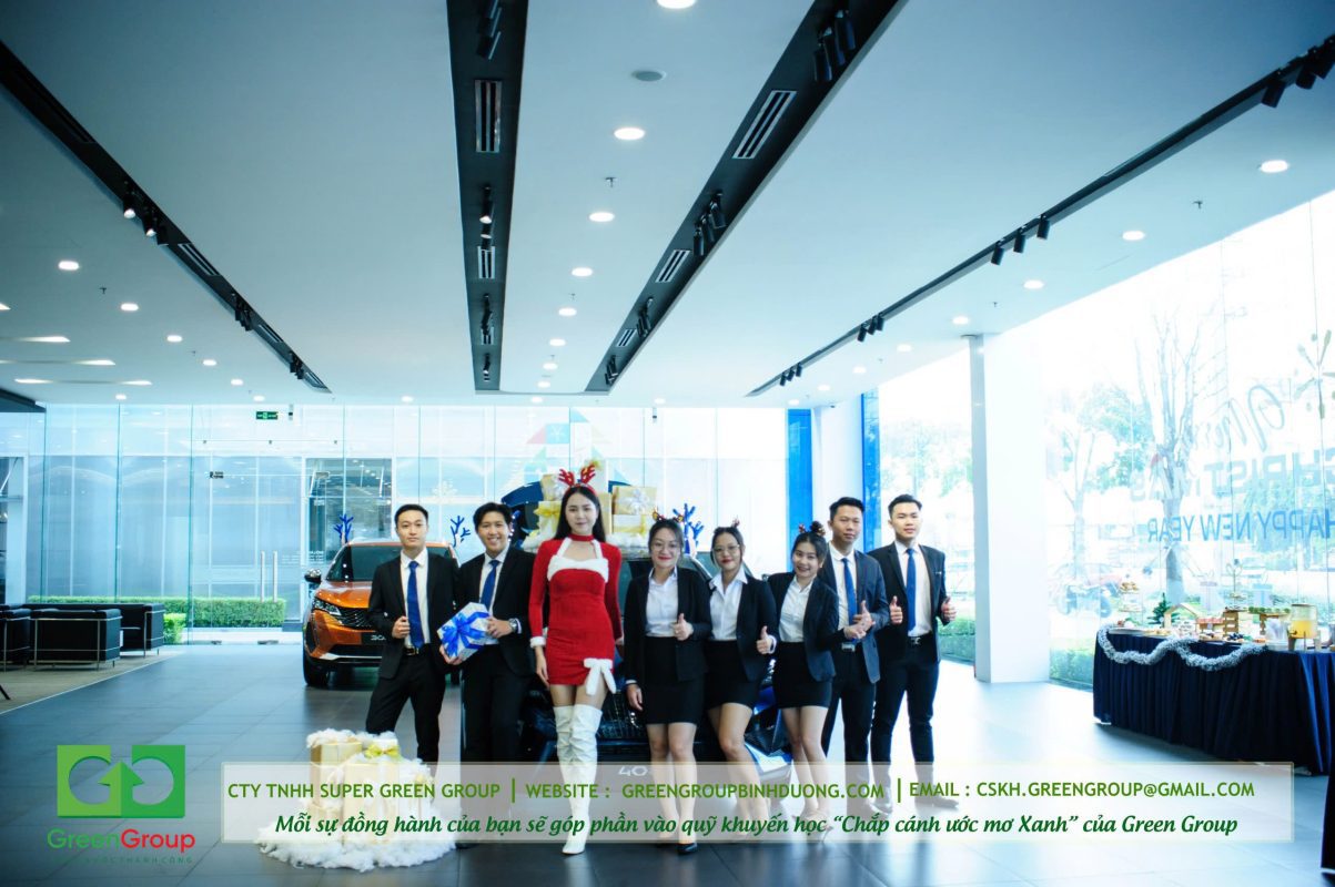 tổ chức sự kiện noel tại peugeot bình dương