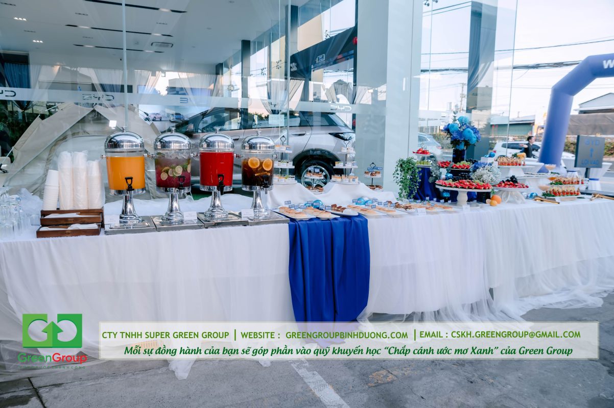 bàn tiệc teabreak