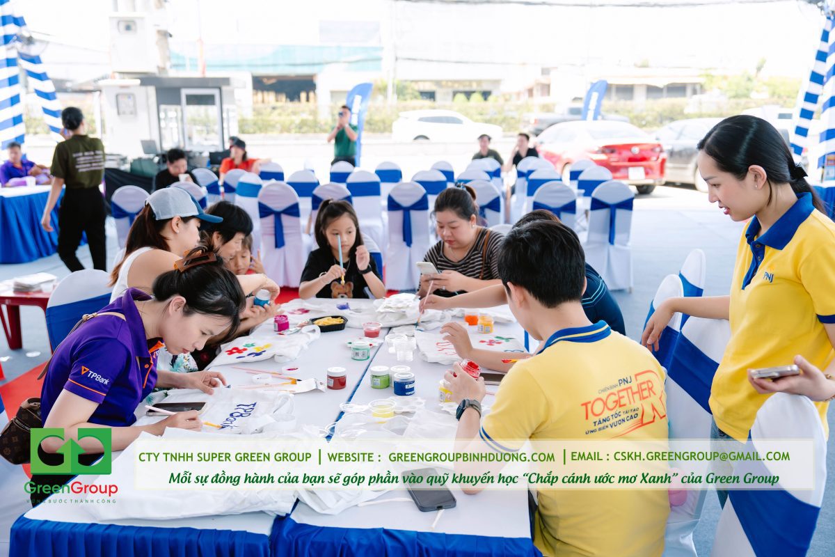 vẽ túi canvas