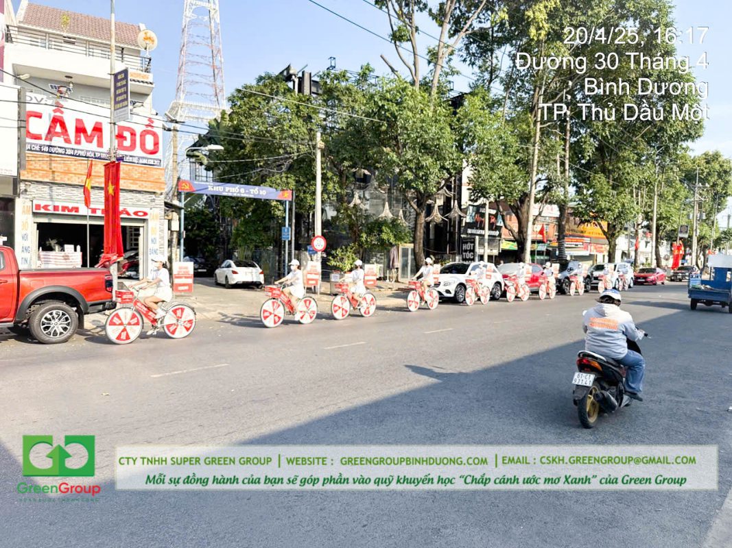tổ chức roadshow xe đạp tại bình dương