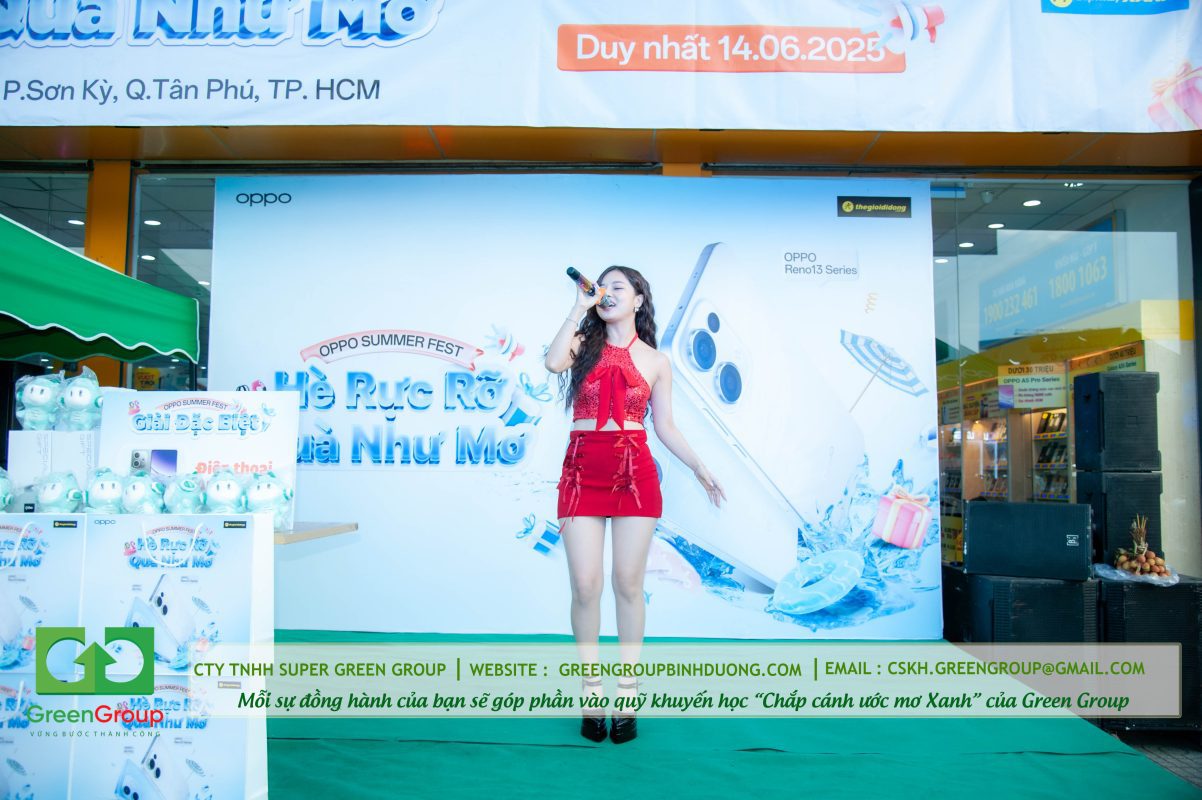 cung cấp ca sĩ sự kiện ra mắt sản phẩm