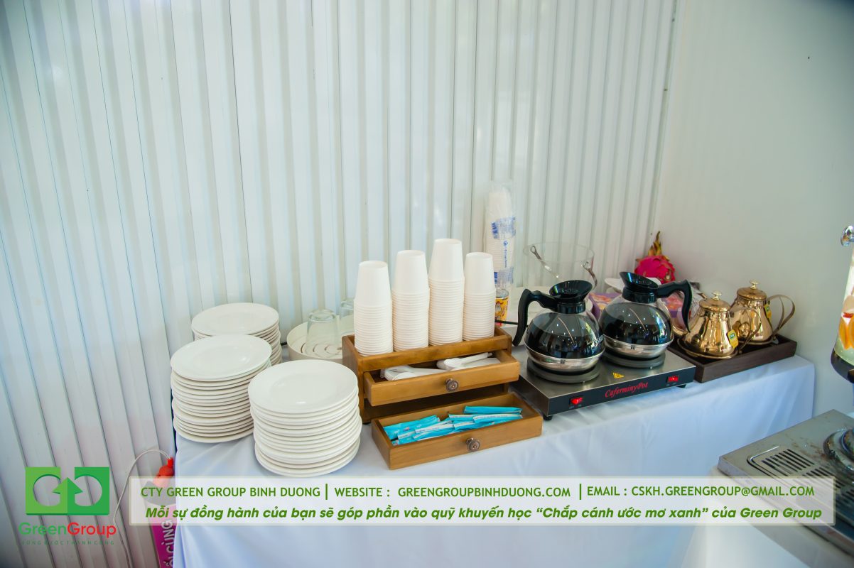 teabreak sự kiện mở bán