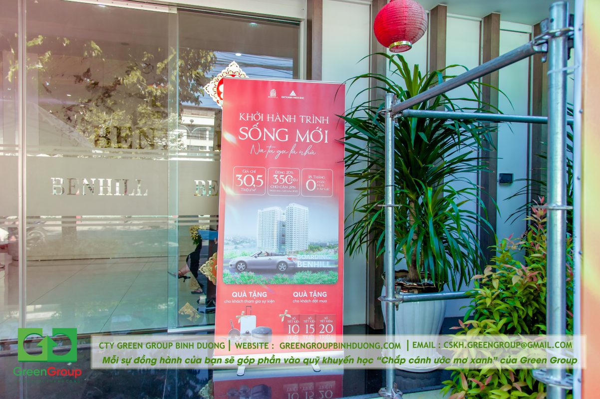 standee sự kiện mở bán