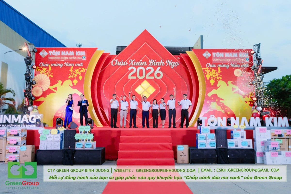 green group to chuc tiec tat nien thep nam kim
