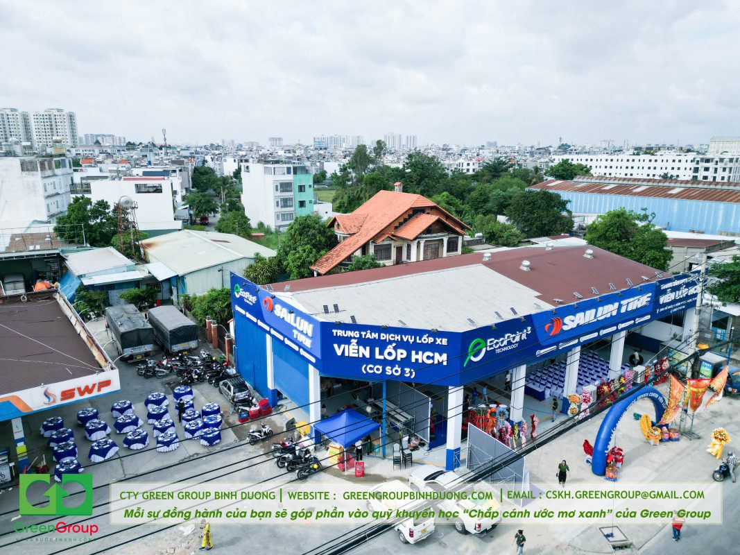 lễ khai trương sailun truck service viễn lốp